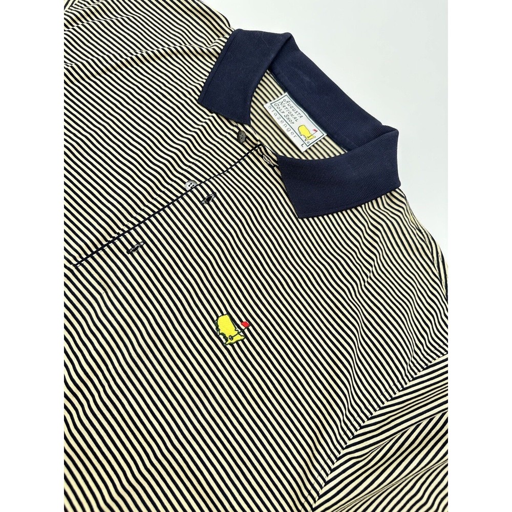Masters  logo Mens Shirt Size L ‎ Augusta National Golf Shop Slazenger